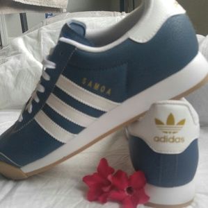 Men's Samoa Adidas blue brand new w box